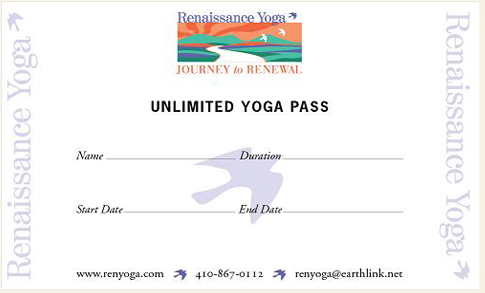 Renaissance Yoga Unlimited yoga pass